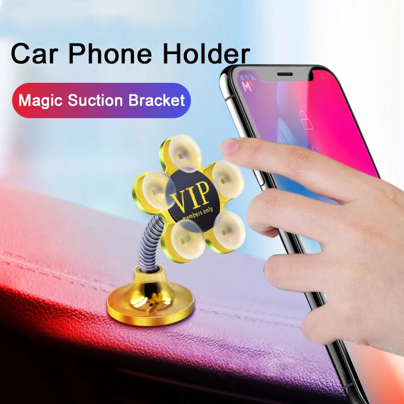 

Universal Car Phone Holder Magic Suction Cup Bracket Phone Holder Stand Phone Suction Car Mobile Support Smartphone Car