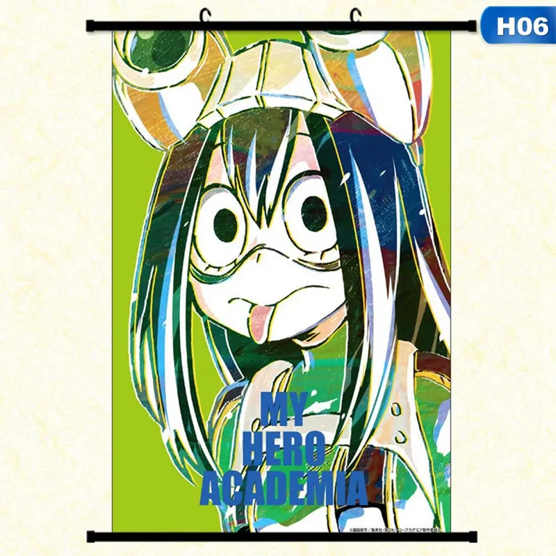 Японское Аниме Boku no Hero Academy My Hero Collective настенный свиток живопись плакат Косплей - Цвет: 6