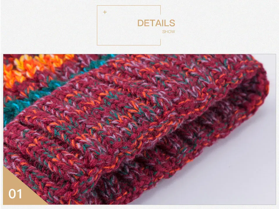 New Arrival Hat Scarf Set Women Pompoms Fur Winter Hat&Scarf For Female Knitted Skullies And Scarves Ladies Winter Accessories