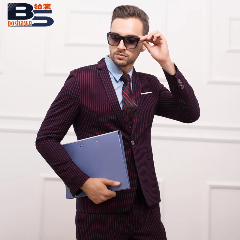 semi formal attire for men red