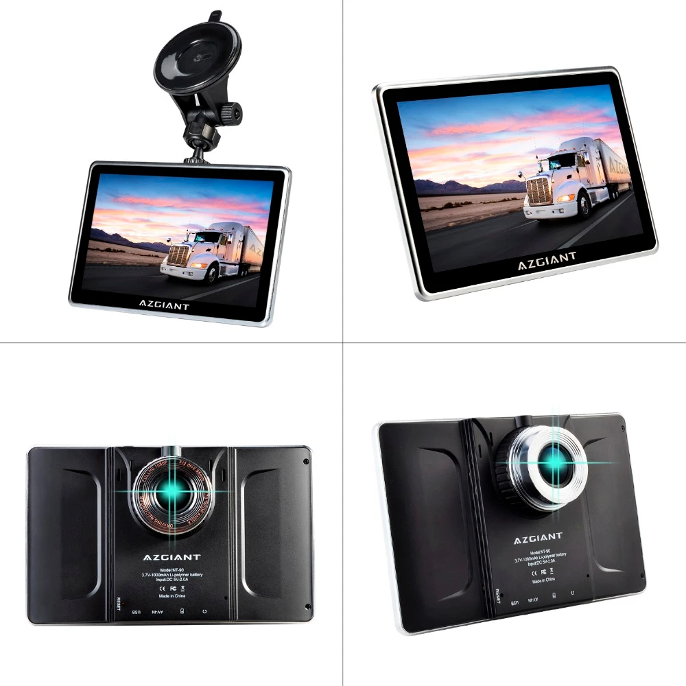 

AZGIANT multi function 3 in 1 Touch Screen wifi 7" Car/Truck Android GPS Navigation DVR MP5 video player with 16G bulit in card
