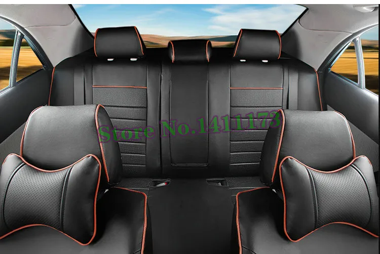 257 PU LEATHER CAR SEAT COVERS (5)
