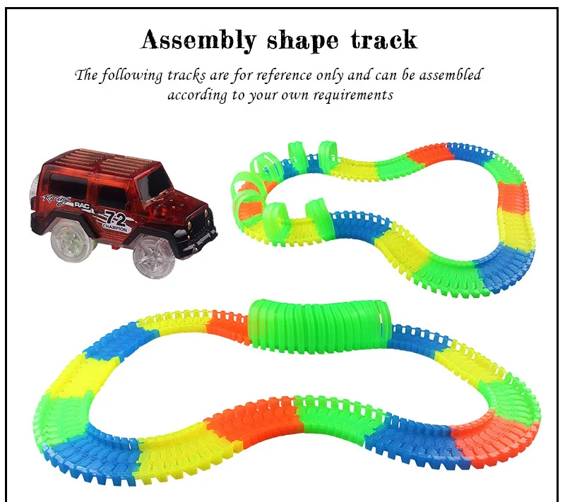 assembly circuit car child toy