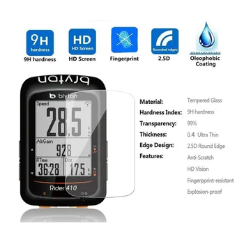 

Tempered Glass Clear Protective Film For Bryton Rider 410 405 450 R405 R410 R450 GPS Bike Ride Computer Screen Protector Cover