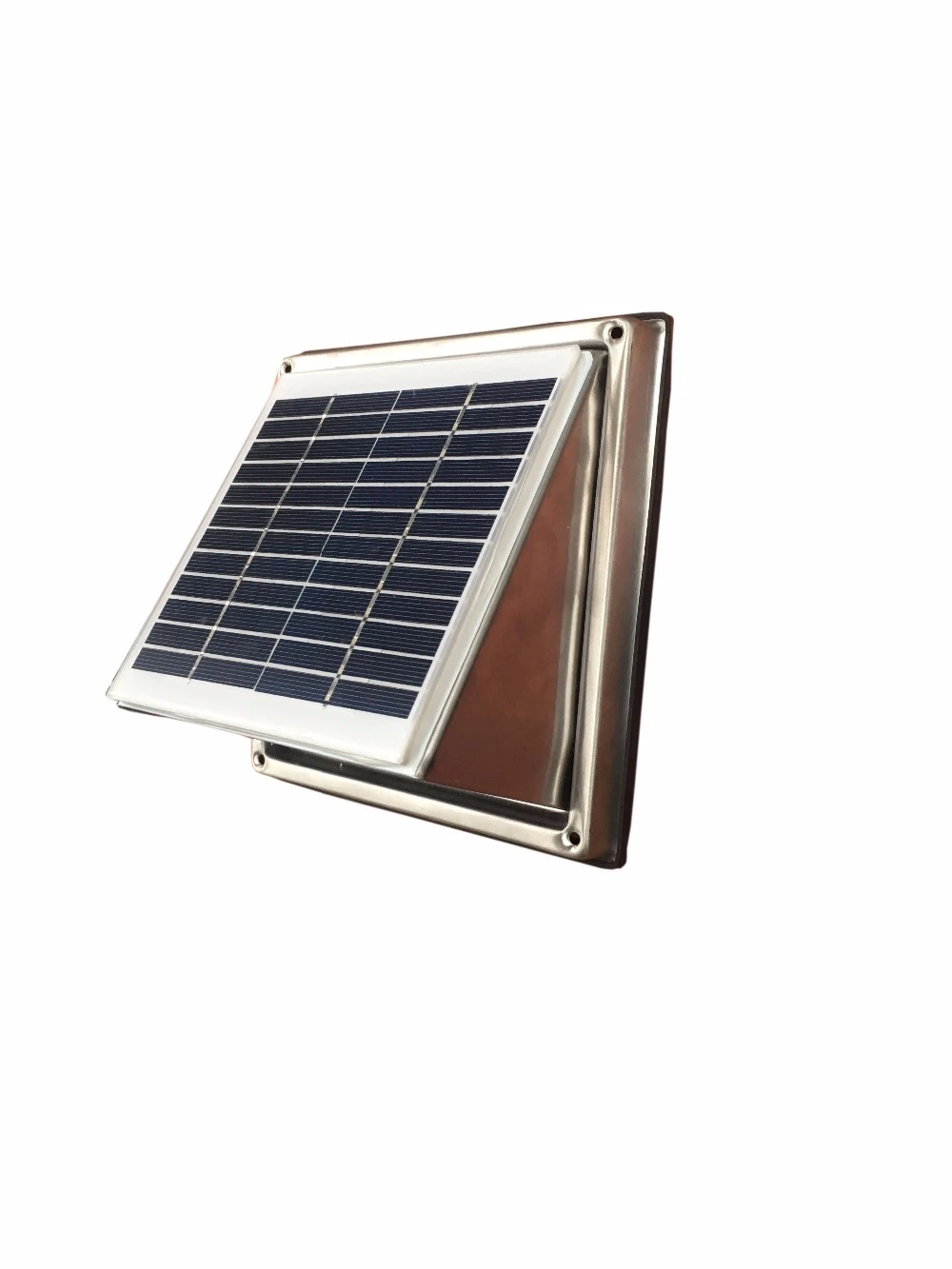 68cfm Solar Wall Fan 2.5W Stainless Steel Airduct Diameter 120mm