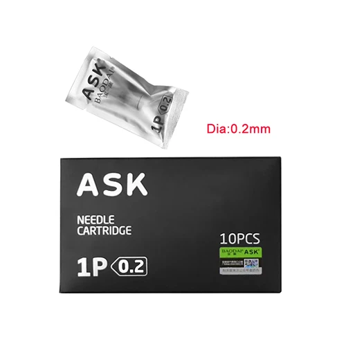 0.2mm 1P Cartridges Цифровая Татуировка Dermografo машина для перманентного макияжа бровей микропигментация вечный макияж Татуировка ручка 10 шт Бесплатные иглы - Цвет: 0.2mm 1P Cartridges
