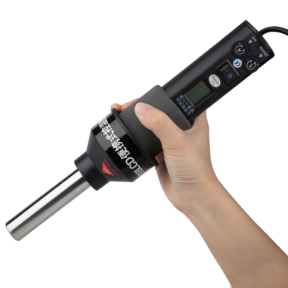 AC 220V 450W Heat Guns 450 Degree LCD Adjustable Electronic Heat Hot Air Gun For 8018LCD Desoldering Soldering Station