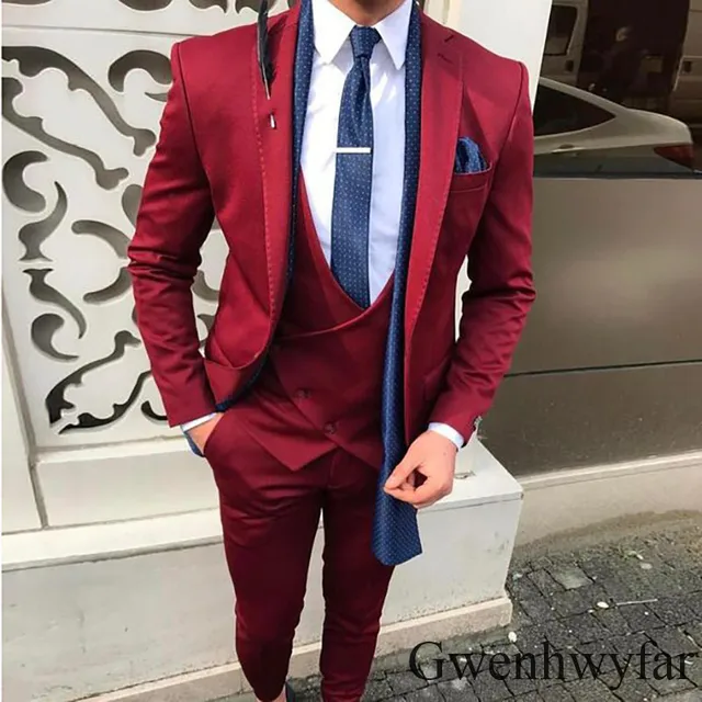 jacket+pants+vest) Latest Coat Pant 