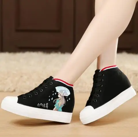 korean style black shoes