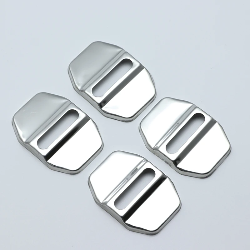 4pcs Anti Rust Car Door Lock Protective Buckle Cover For Mercedes Benz