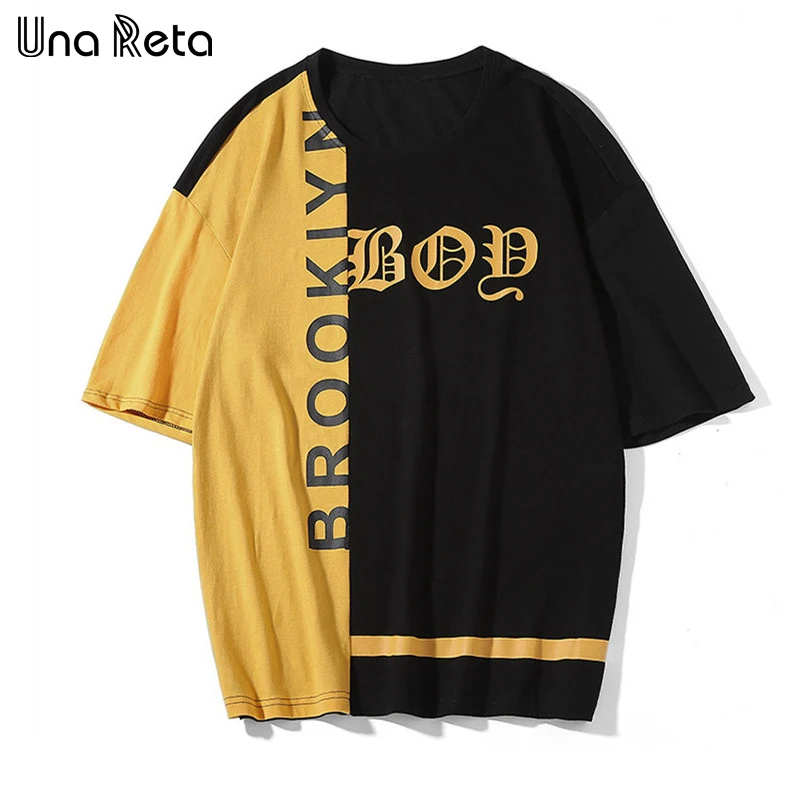 

Una Reta Summer Men's T-shirts 2019 New Hip Hop printing Short Sleeve T-shirt Fashion casual Tops Tees Loose Half sleeve T-shirt