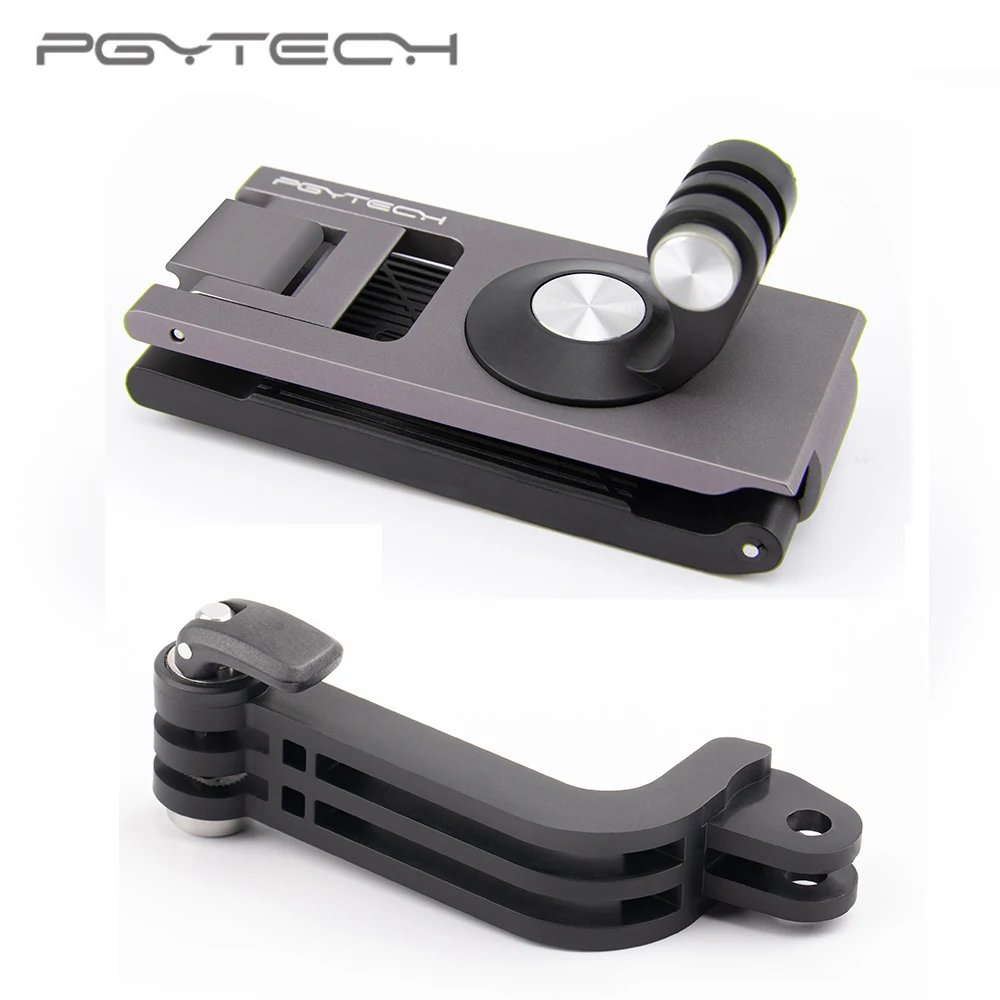 

In Stcok PGYTECH For DJI OMSO Pocket Action Camera Strap Holder L Bracket Rotatable Mount For OSMO POCKET Handheld Gimbal