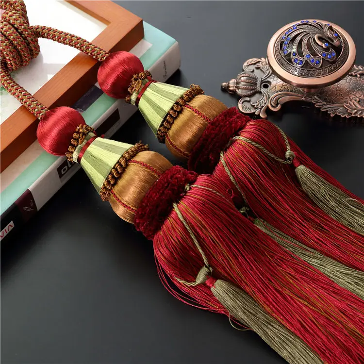 

Multi Color Optional 73cm Decorative Curtain tassels High Quality Tieback for Curtains modern /beautiful accessories
