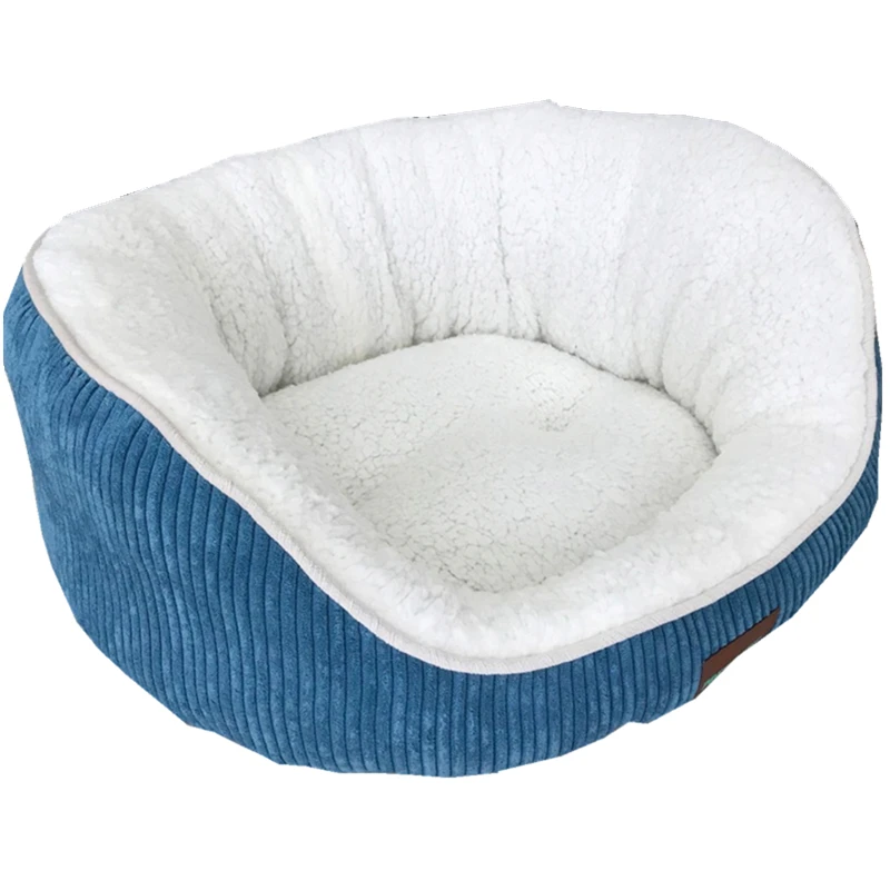 Мягкие и теплые кровати для собак для маленьких собак и кошек спальный мешок подушки с собаками плюшевый толстый плюшевый домик для питомцев йоркширская кровать для домашних животных