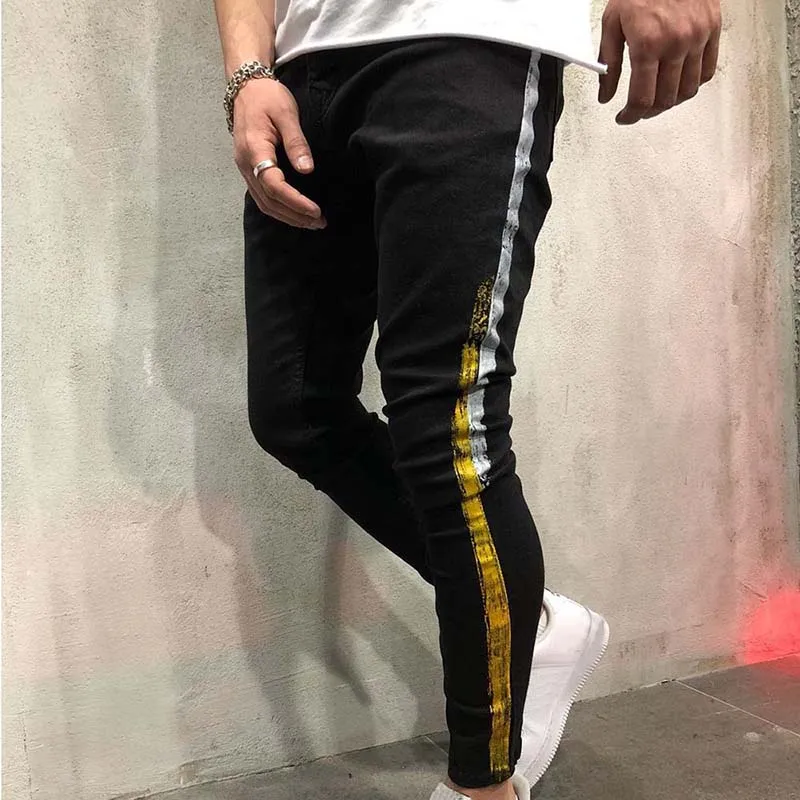 Skinny Jeans Men Clothes Spring Denim Cotton Straight Hole Trousers Distressed Jeans Pants Denim Male Black Jeans Skinny Jeans Men Clothes Spring Denim Cotton Straight Hole Trousers Distressed Jeans Pants Denim Male Black Jeans