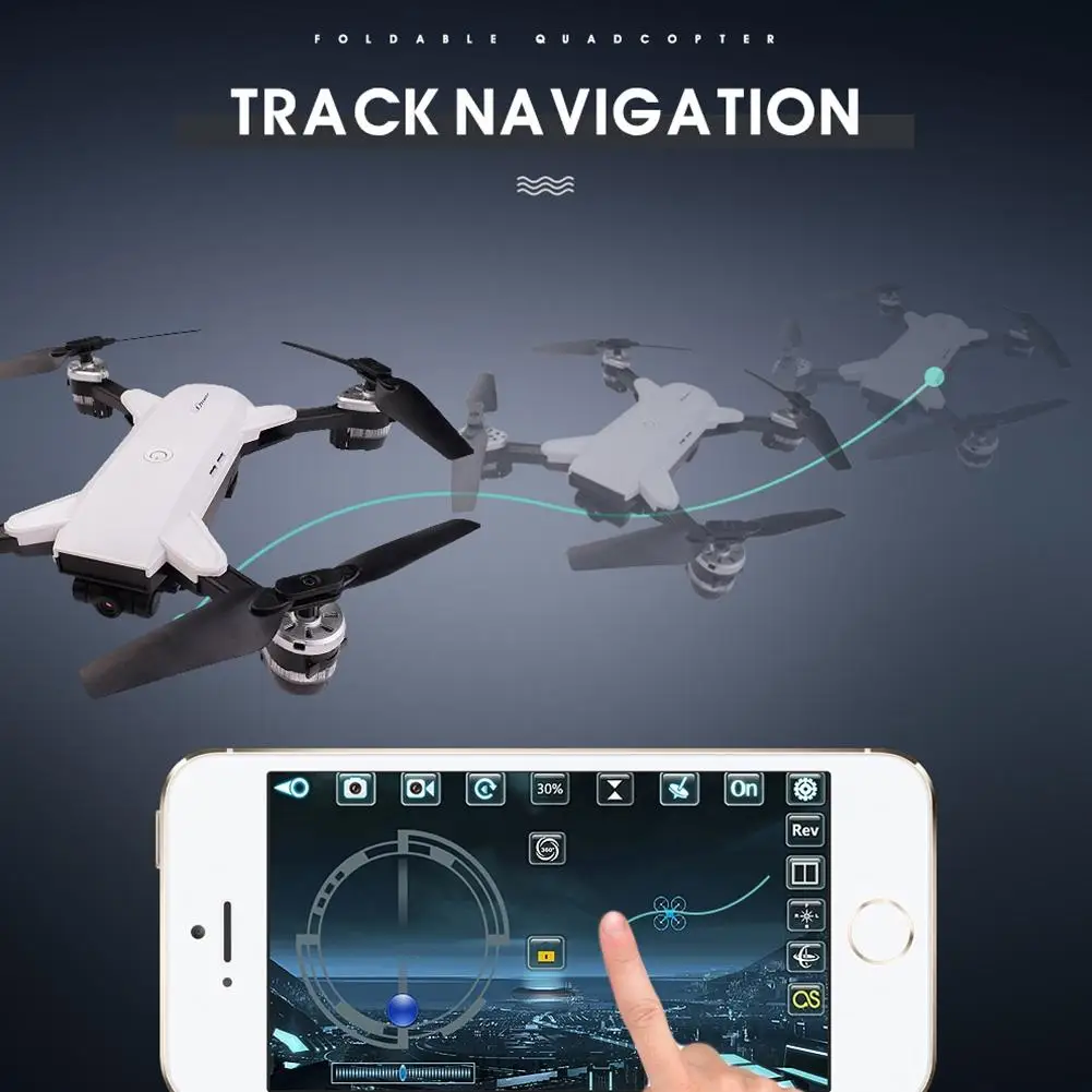 

LeadingStar YH-19HW RC Foldable Selfie RC Drone With FPV Wifi Camera Altitude Hold Mini Quadcopter VS XS809HW