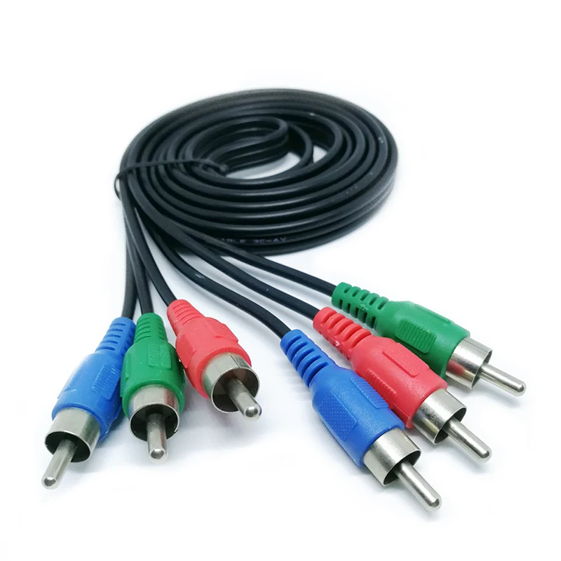 This cable is used to connect the component video output jacks of your DVD player to your TV or any other device that uses component video  (1)
