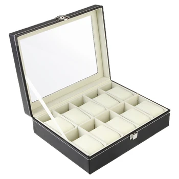 

Practical PU leather Watch Packing boxes Storage Box