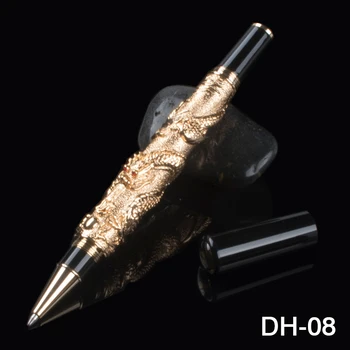 

JINHAO Ballpoint Pen Luxury Metal Dragon Ball Pen for Writing 0.7MM Nib Business Office Supplies roller ball pen Gift box