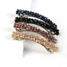 1 шт. шикарные хрустальные шпильки для волос головные уборы для женщин девочек Стразы заколки невидимки для волос заколка Инструменты для укладки аксессуары 7 цветов