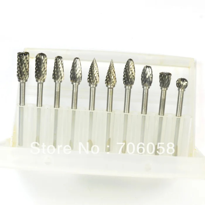 Buy 10 in1 Tungsten Steel Grinding Head,Rotary File