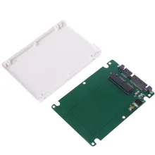 Micro SATA 16 Pin SSD для 2," SATA 1,8" 22Pin HDD конвертер адаптер с Чехол Feb7