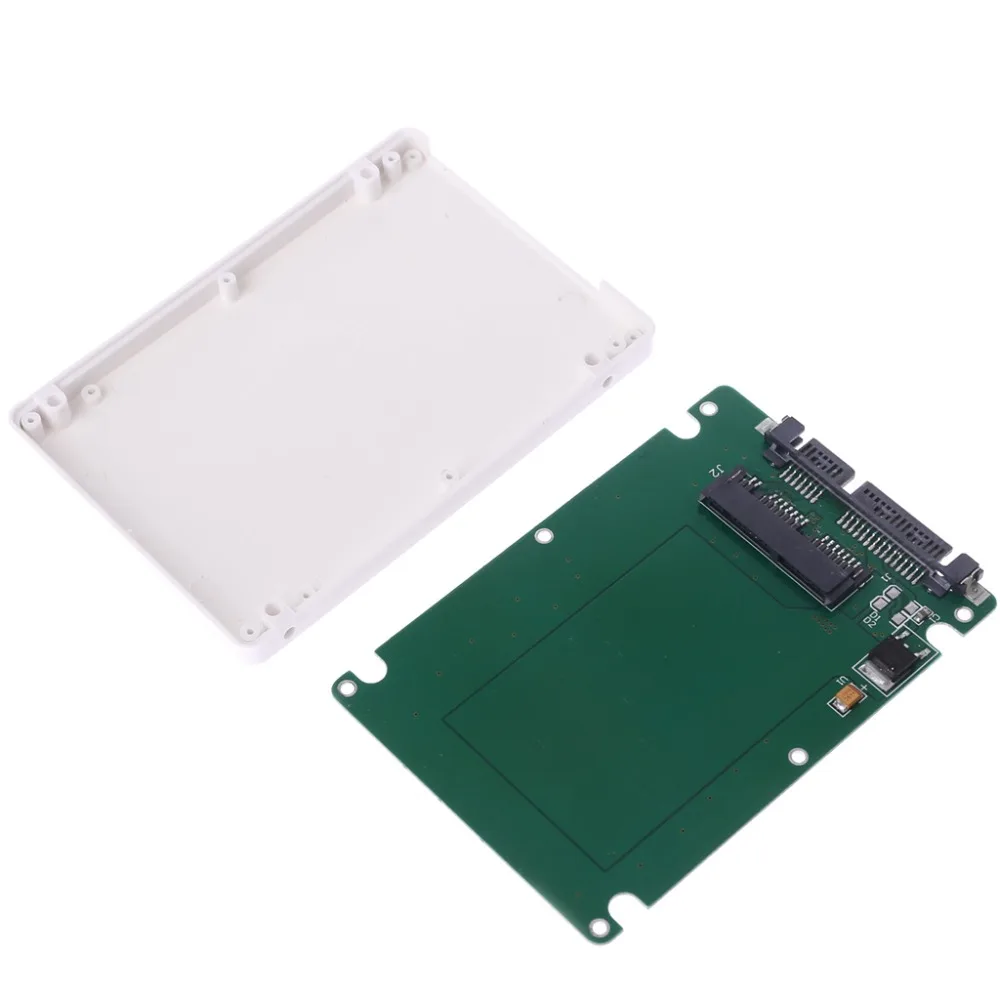 Micro SATA 16 Pin SSD к 2 5 &quotSATA 1 8&quot 22Pin HDD конвертер адаптер с Чехол Feb7 | - Цена: 334,10 руб.