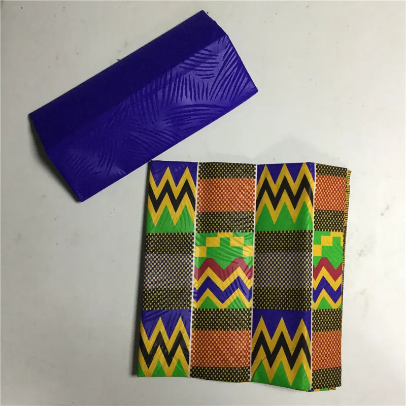 Гхановый воск печати ткань африканская ткань tissu воск из жаккардовой парчи в нигерийском стиле воск Анкара принт ткани 4 двор МСР
