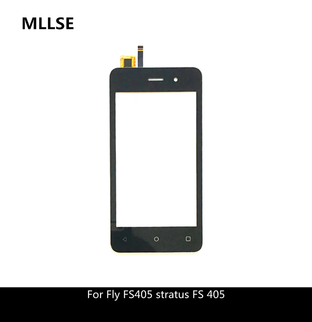 

Mobile phone touch panel For Fly FS405 stratus FS 405 touch screen digitizer front glass sensor touchscreen + Sticker
