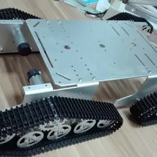 T900 4WD металлический настенный Танк гусеничное шасси алюминиевый сплав очень большой
