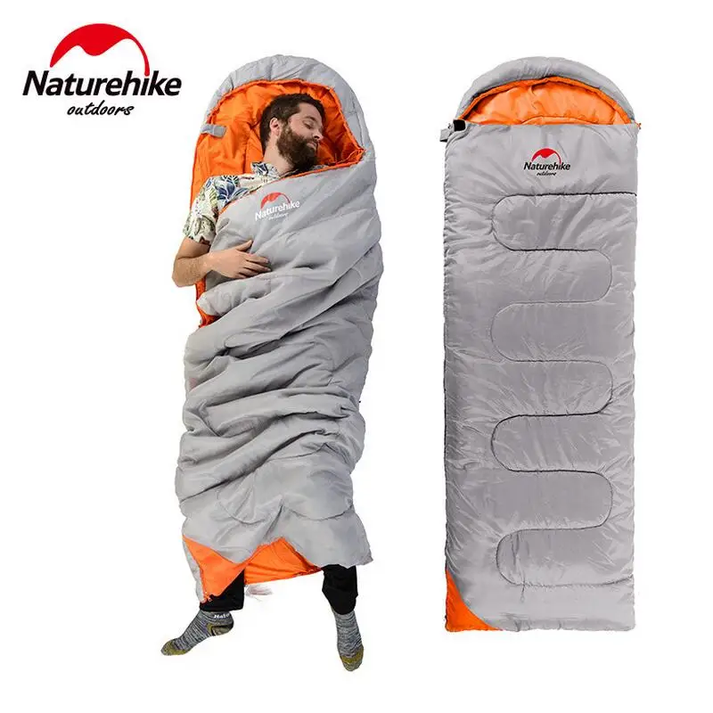 

Naturehike Outdoor Camping Ultralight sleeping bag Spring and Autumn Sleeping Bag Adult bags Can be stitched NH16T001-T