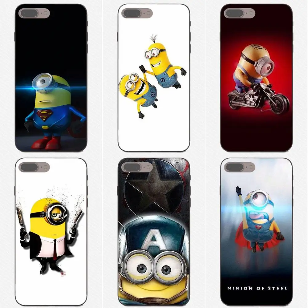 

For Xiaomi Mi Mix Max Note 2 2S 3 5X 6 8 SE A1 Play F1 Diy Printing Drawing TPU Phone Case Minion Superman Lovely