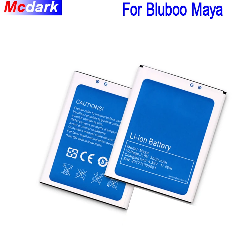 BLUBOO DUAL BATERIA BATTERY BATTERIA BATTERIE AKKU ACCU PILA 3000 mAh