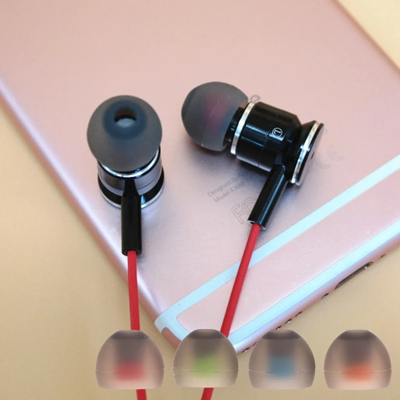 

3 Pairs(6pcs) S/M/L In Ear Tips Earbuds Earphone Silicone Eartips Ear Sleeve Earbuds For Earphone Headphone