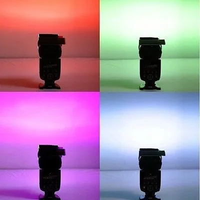 12 цветов Набор рассеивателей для вспышки YONGNUO SPEEDLITE YN-460 560 II III 565EX 568EX