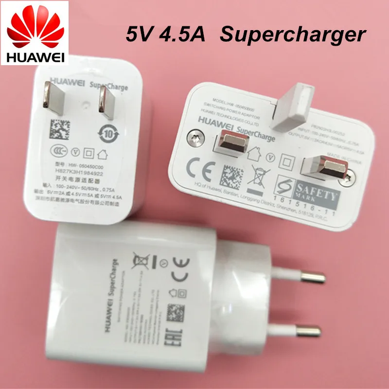 Original Huawei Supercharge Quick Travel Wall Adapter for Mate 9 10 pro
