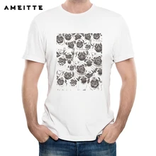 2019 Vintage modelo de pug, camiseta de verano de alta calidad con estampado de perros, camisetas casuales para hombres, camisetas de estilo básico de Fitness