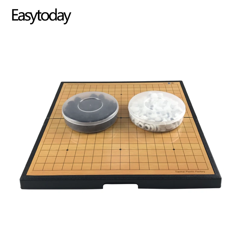 Easytoday Go Game Chess Set High Quality Plastic Folding Chess Board Magnetic Chess pieces Children Go Game Entertainment Weiqi ironing board ironing board household folding electric iron pad ironing board rack dedicated ironing pad high end ironing