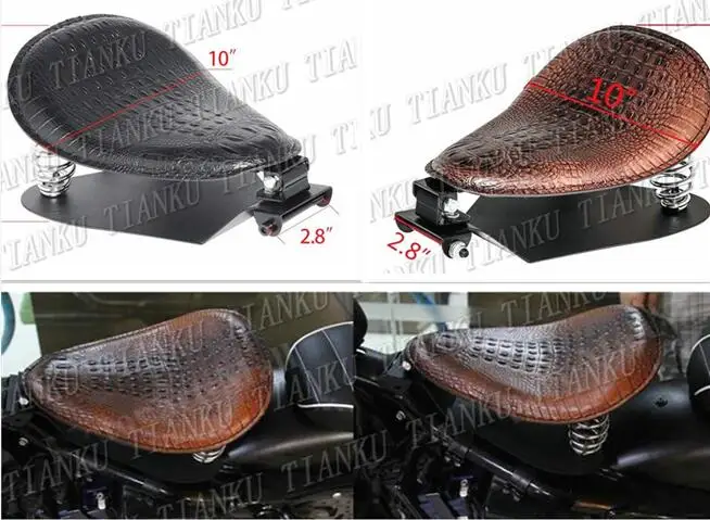 Пружинное сиденье для кожаного сиденья + Монтажный кронштейн Kawasaki Vulcan Classic VN 400 VN500