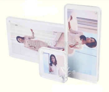 

Handmade wholesale square new design home decor acrylic photo frame/Combination photo frame