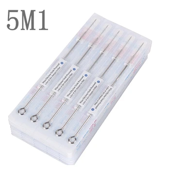 

YILONG Box Of 50PCS 5m1 Premade Sterilized Tattoo Needles Supply With Disinfection Tablet