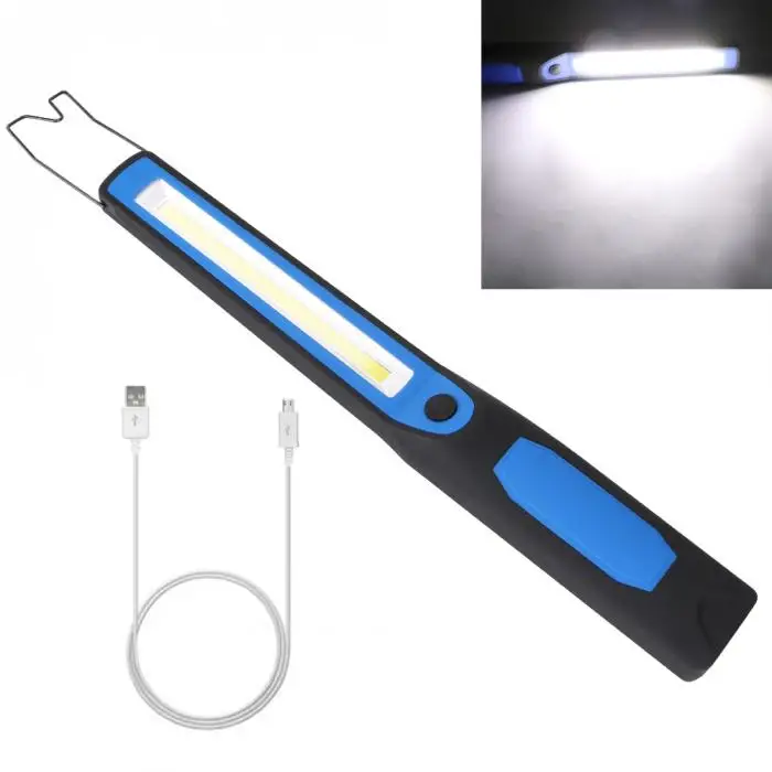 Светодиодный рабочий свет с крючком Магнитный USB Перезаряжаемый магнит аварийная лампа для кемпинга, езды на велосипеде