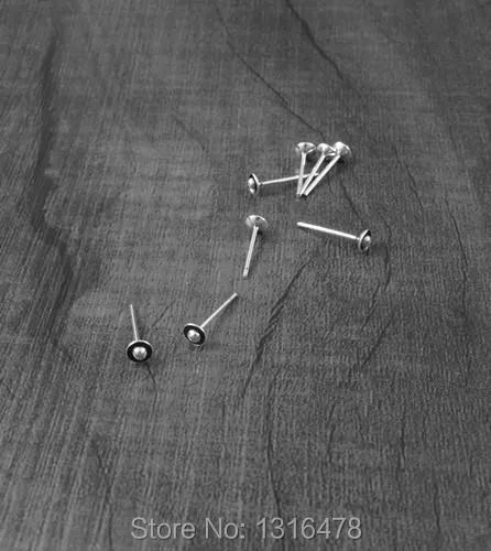 Ретро Персонализированные серьги из стерлингового серебра 3,5 мм маленькие милые серьги пирсинг Wan Drugdor