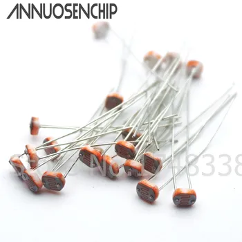 

50PCS LDR Photo Light Sensitive Resistor Photoelectric Photoresistor 5528 GL5528 Free Shipping