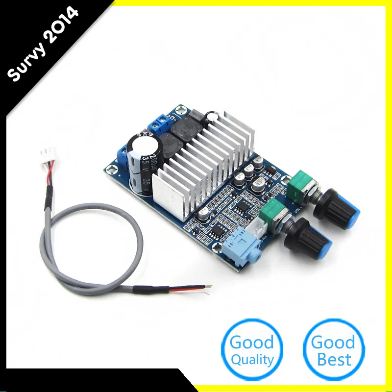 

TPA3116 Subwoofer digital Amplifier Board Support 100W Bass Output DC 12-24V