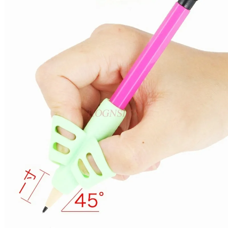 Holding A Pen Aligner Young Children Primary School Students Grip Pens Correcting The Writing Posture Hold Pencil Set Child 10 15 pcs plastic kids rock climbing wood wall stones hand feet holds grip kits games for children climbing equipment child game