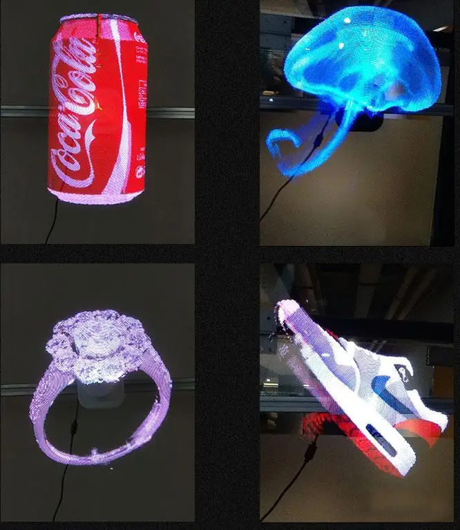 Горячее популярное рекламное оборудование голограмма 3D светодиодный вентилятор