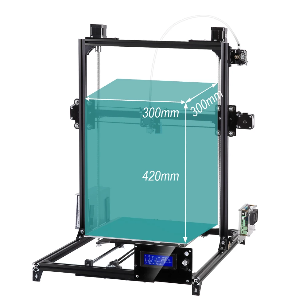 Русский склад Flsun 3d принтеры DIY Kit большая площадь печати 300*300*420 автоматическое
