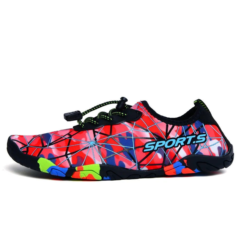 للجنسين رياضية السباحة الرياضات المائية أكوا شاطىء البحر الشاطئ حذاء تصفح النعال المنبع ضوء أحذية رياضية للرجال النساء