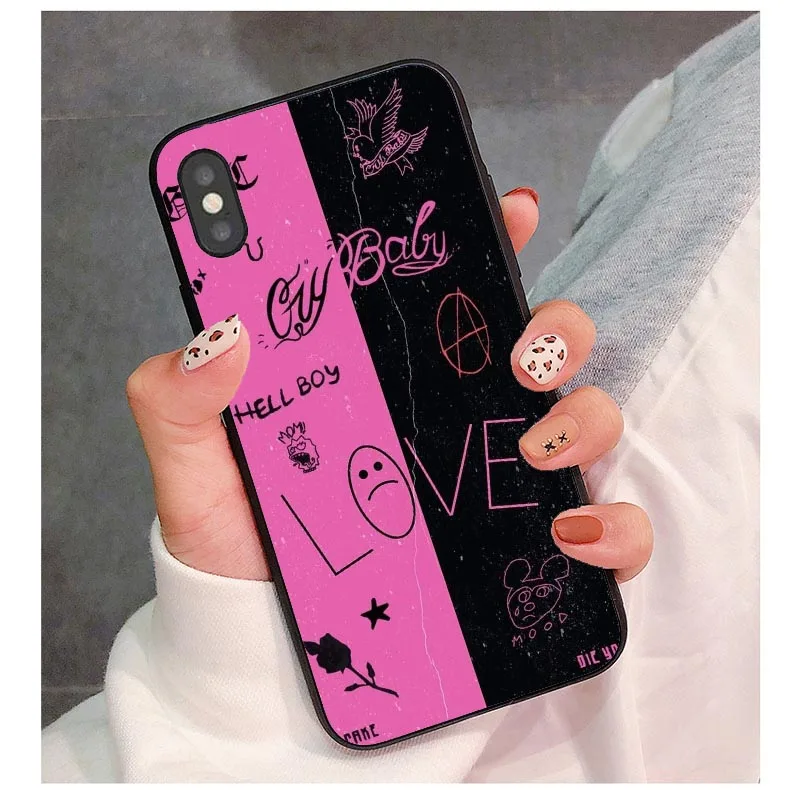 Модный мягкий ТПУ чехол для телефона Lil Peep hellboy Life is Beautiful Cry для iPhone X 5 5S 6S 11 PRO MAX 8 Plus XR XS MAX